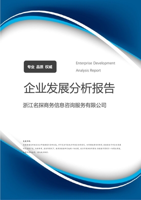 浙江名探商務(wù)信息咨詢服務(wù)發(fā)展分析報(bào)告